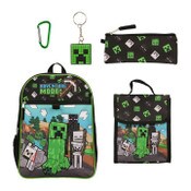 Wholesale - 5pc MINECRAFT BACKPACK SET C/P 24, UPC: 196179844337